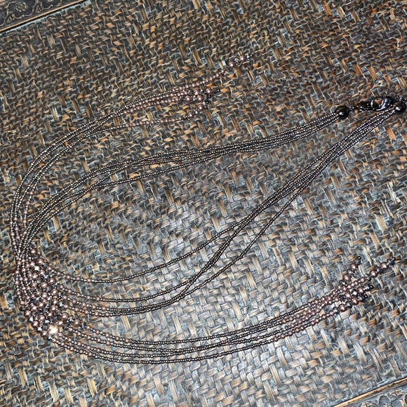 Chico’s Sparkly Lariat Necklace - Picture 4 of 6